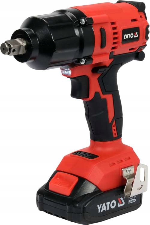 YATO KLUCZ UDAROWY BEZSZCZOTKOWY DO KÓŁ 18V 1/2'' 700nm 2x3Ah + 3 NASADKI