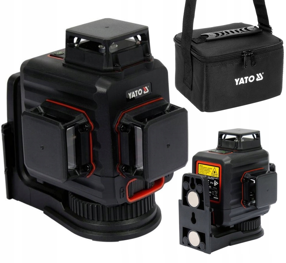 YATO LASER KRZYŻOWY POZIOMICA ZIELONY DWUNASTOLINIOWY LINIOWY 3D YT-30436