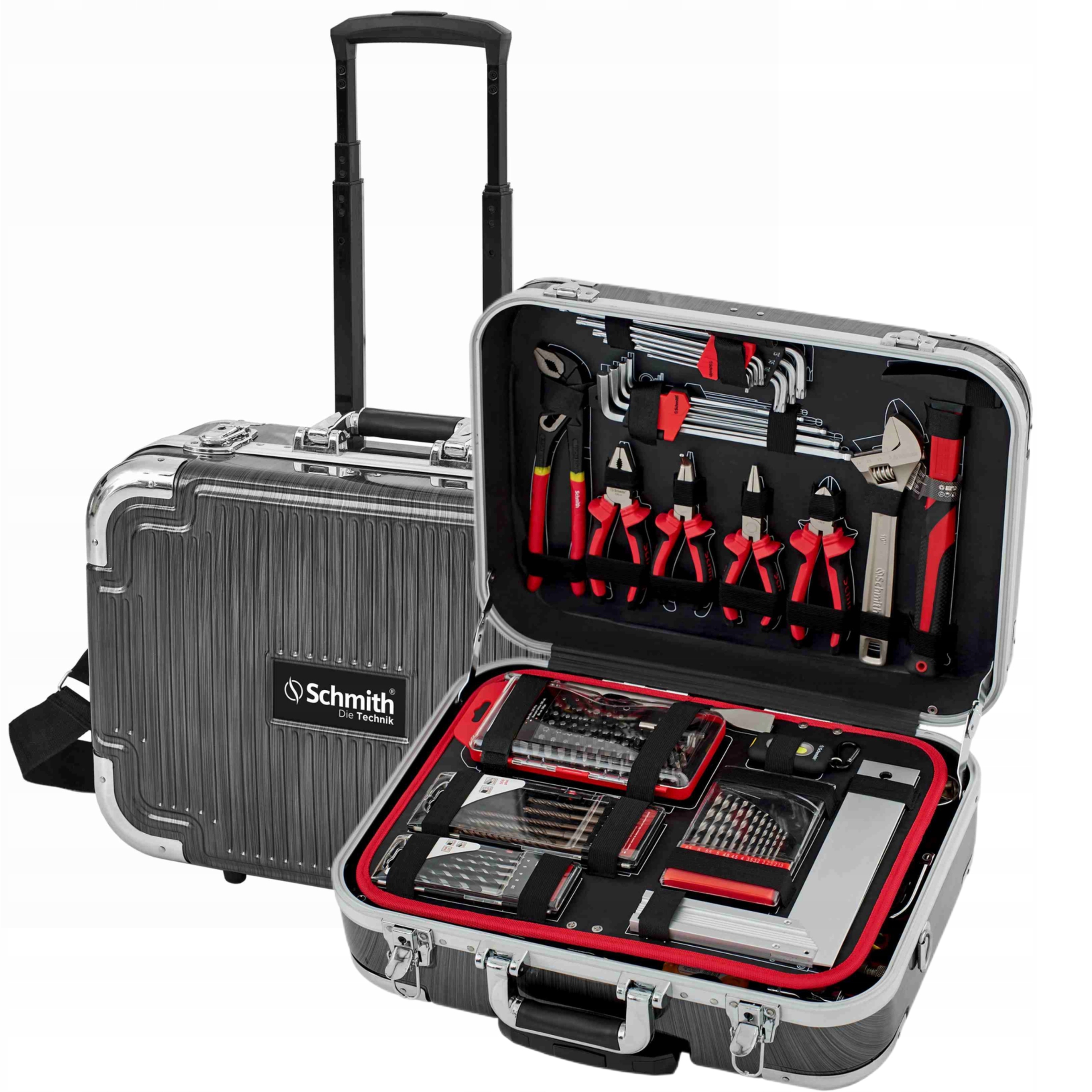 SCHMITH ZESTAW NARZĘDZI ELEKTRYKA 252 EL KLUCZE WALIZKA NARZĘDZIOWA