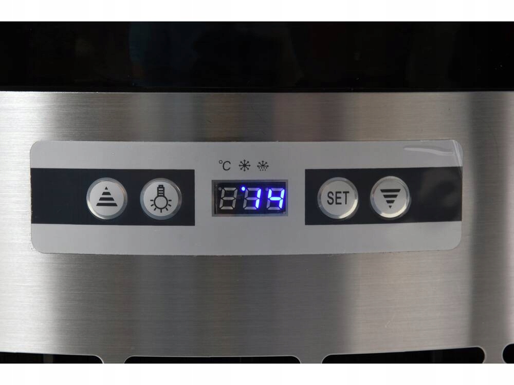 WITRYNKA CHŁODNICZA PRZESZKLONA OKRĄGŁA 48x103 CM