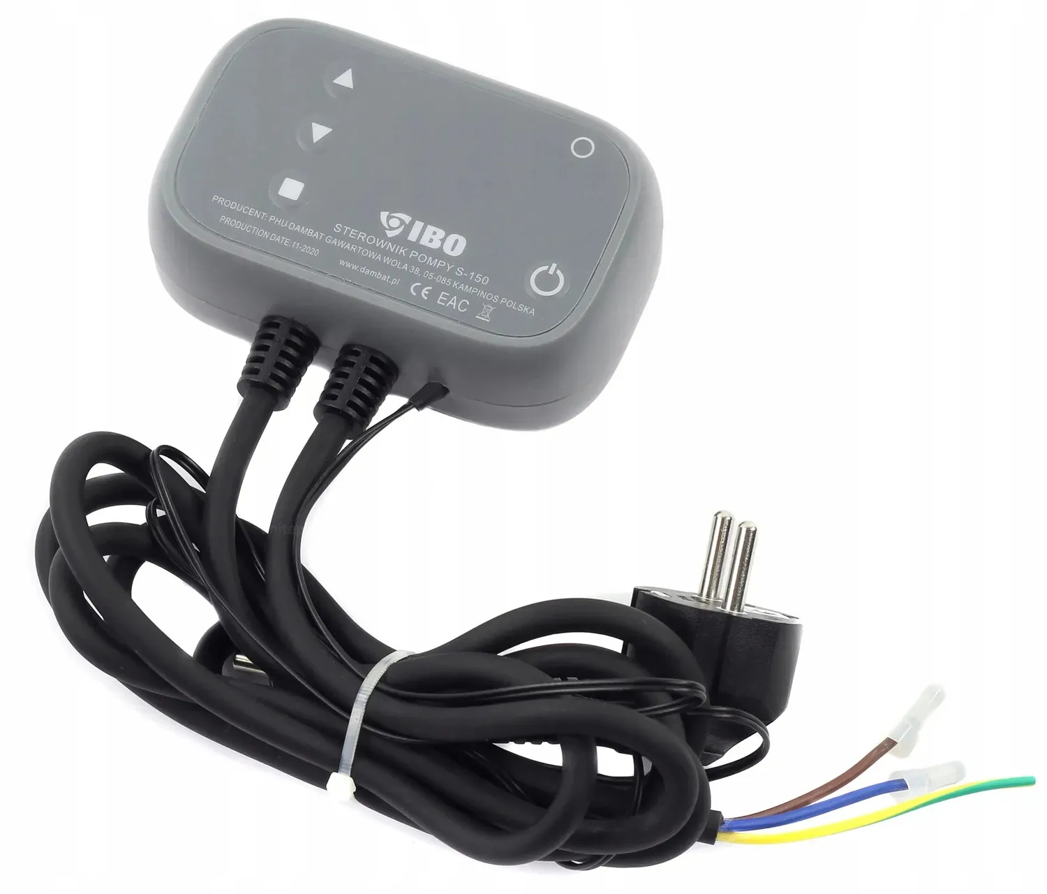 IBO STEROWNIK DO POMPY OBIEGOWEJ C.O. PIECA REGULATOR S-150 WYŁĄCZNIK LED