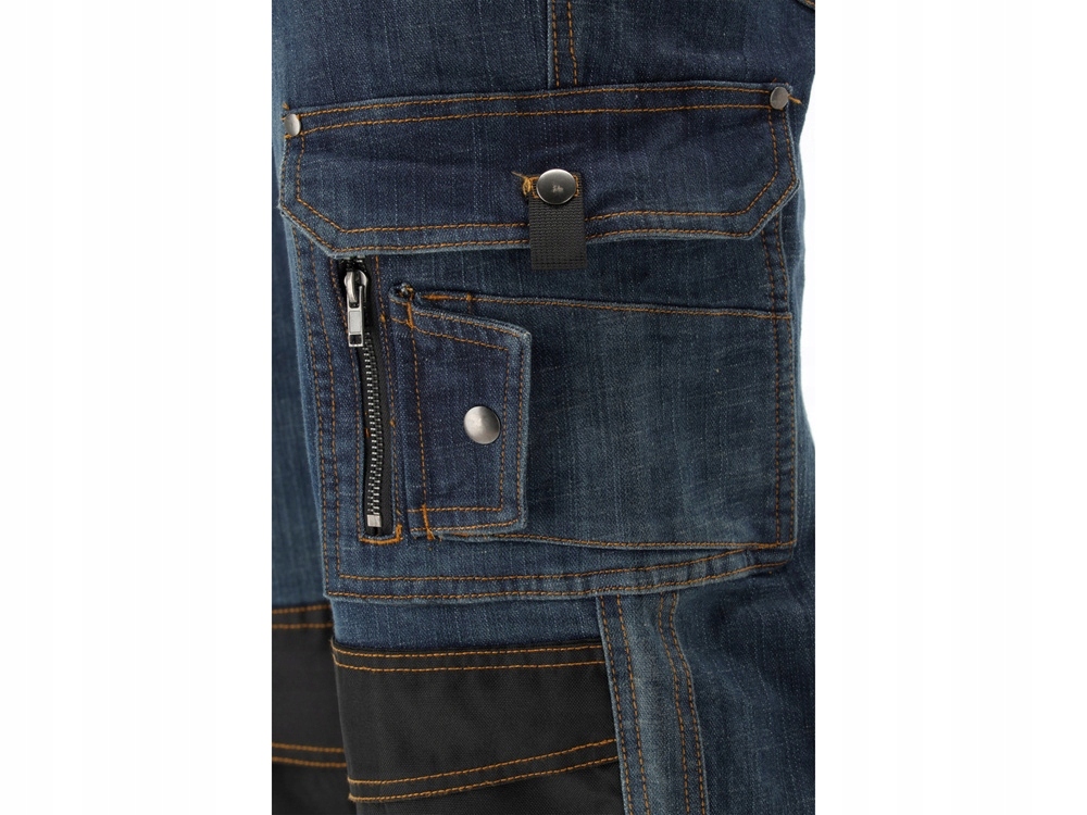 YATO SPODNIE ROBOCZE DO PASA MĘSKIE BHP BOJÓWKI STRETCH JEANS MARA R. XL