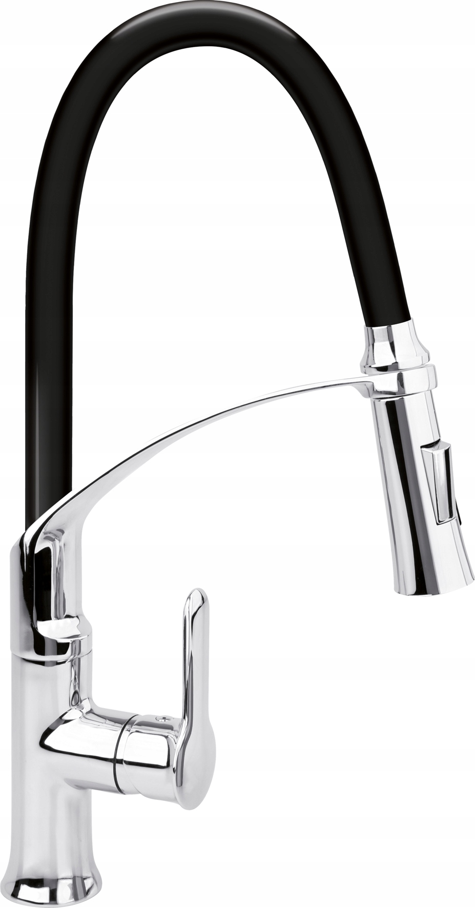 FALA BATERIA ZLEWOZMYWAKOWA Z ELASTYCZNĄ WYLEWKĄ FLEXIBLE 2-BLACK 75675