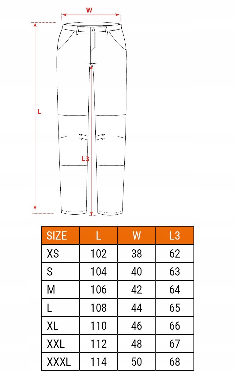 NEO SPODNIE ROBOCZE DO PASA GUMA NAVY PROFILED 81-224 XXL/56