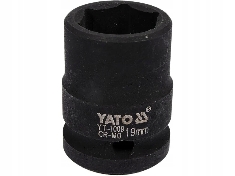 YATO NASADKA UDAROWA SZEŚCIOKĄTNA 1/2'' 19 MM AS-DRIVE FOSFATOWANA YT-1009