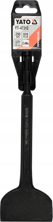 YATO DŁUTO SDS PLUS PŁASKIE 80MM PŁYTEK GLAZURY TYNKÓW TERAKOTY YT-47212