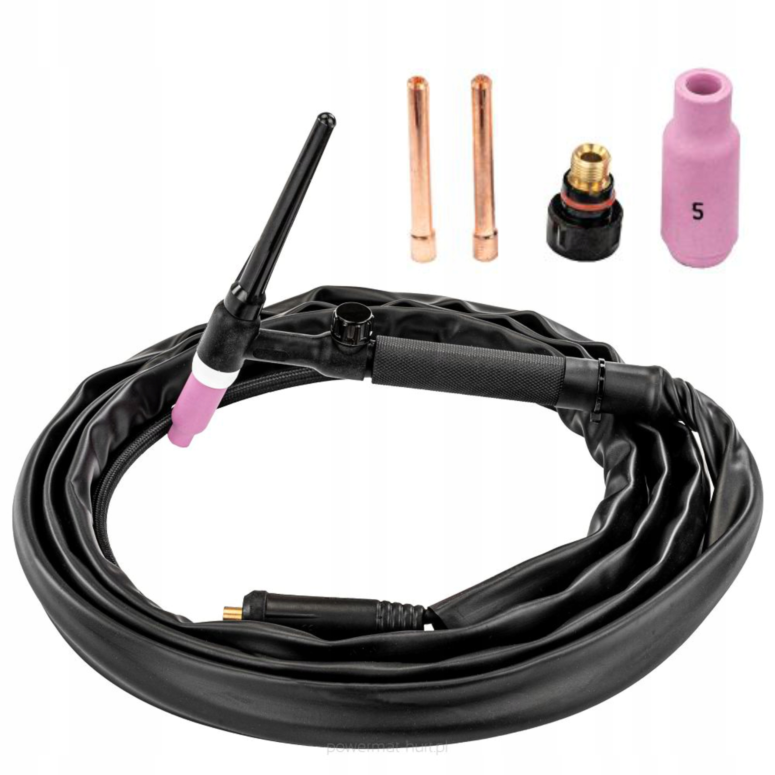 UCHWYT SPAWALNICZY PRZEWÓD TIG LIFT WP17V 16-25 3 M ZAWOREK ZAWÓR POWERMAT