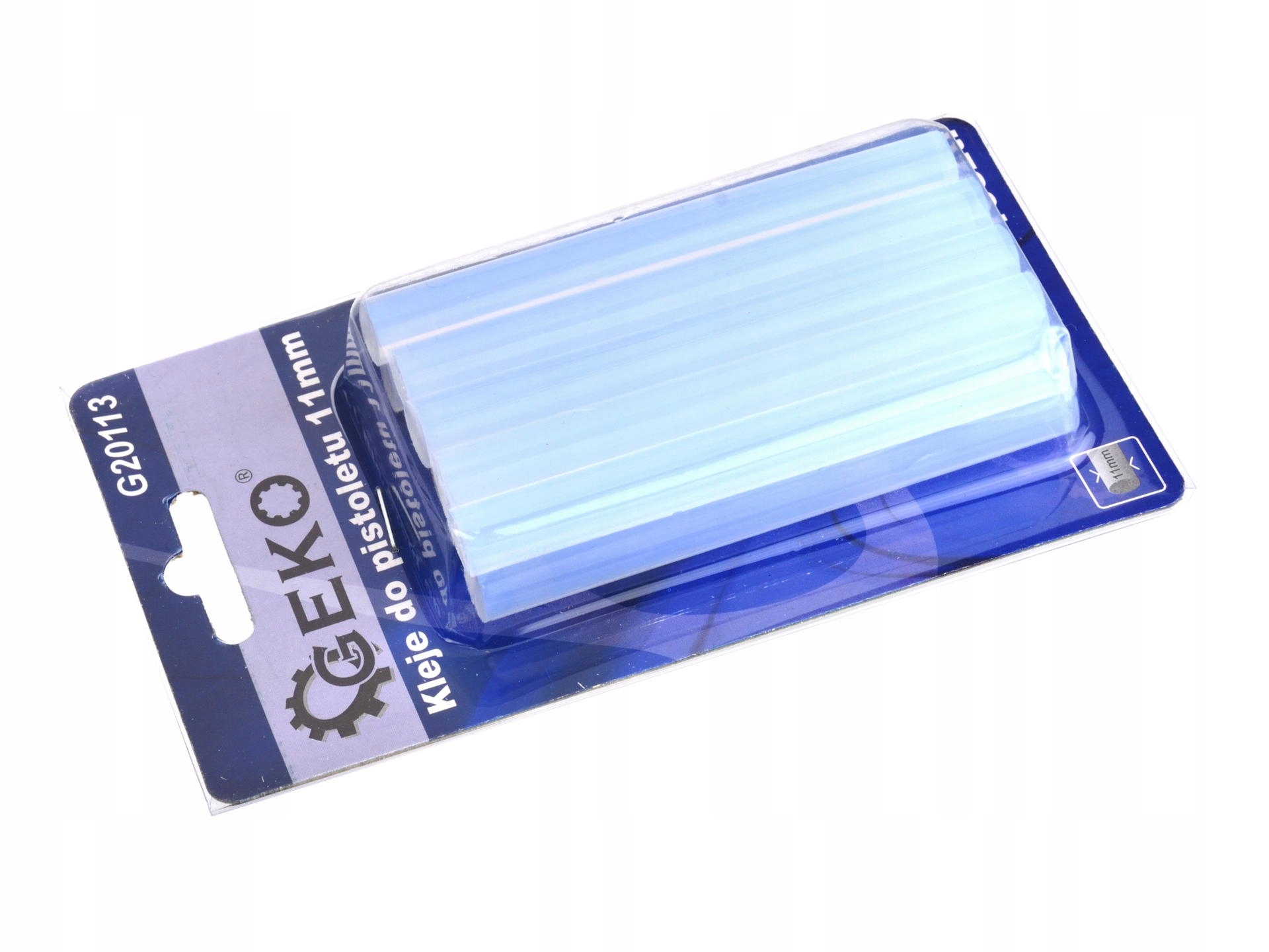 GEKO ZESTAW WKŁADÓW KLEJOWYCH KLEJE DO PISTOLETU 11MM - 10SZT. G20113