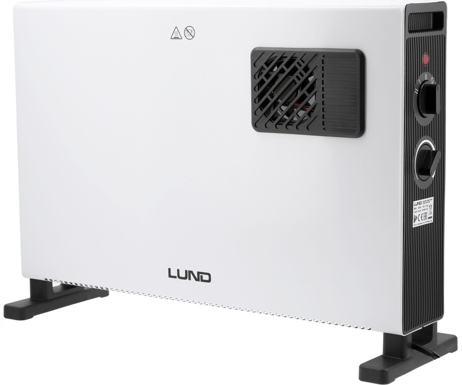 LUND GRZEJNIK KONWEKTOROWY ELEKTRYCZNY WENTYLATOR 2 TRYBY 1250W 2000W 68650
