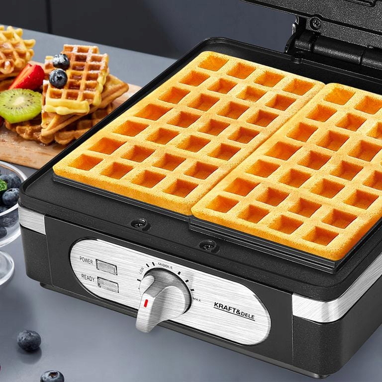 KRAFT&DELE GOFROWNICA 2000W REGULACJA TEMPERATURY 3 STOPNI KD4100