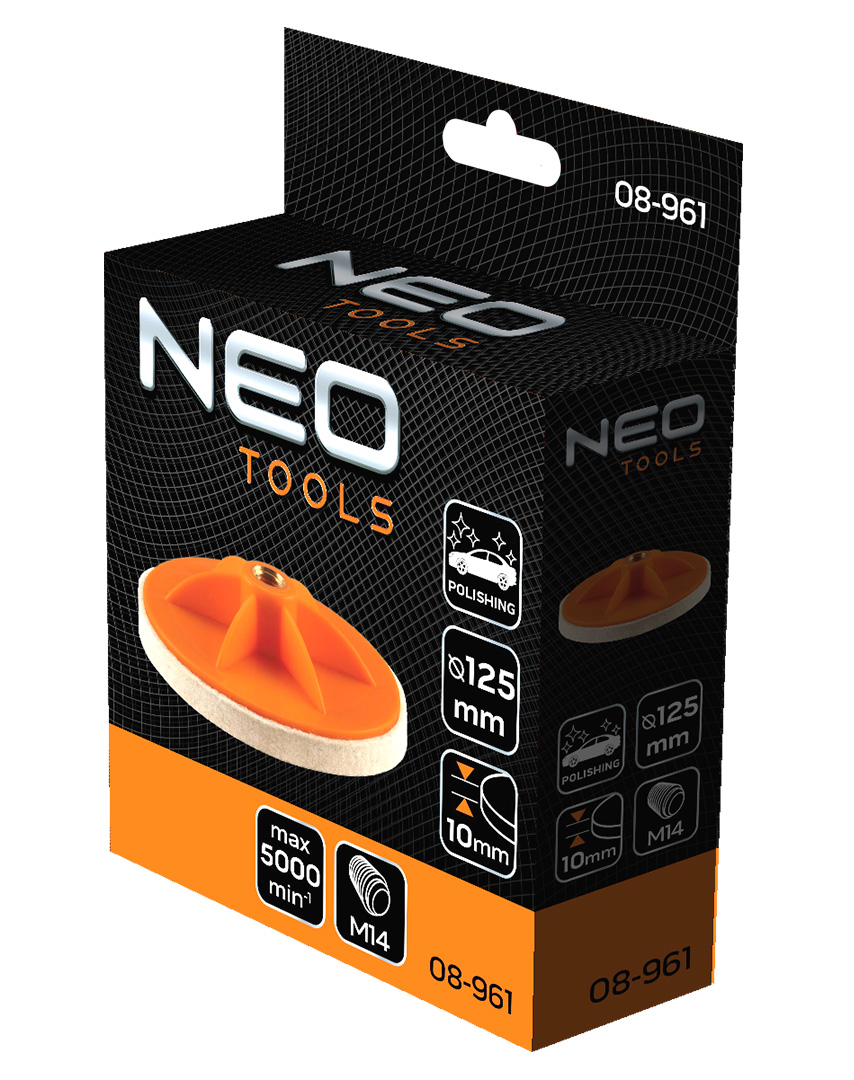NEO FILC POLERSKI tarcza 125x10mm M14 KRĄŻEK DYSK
