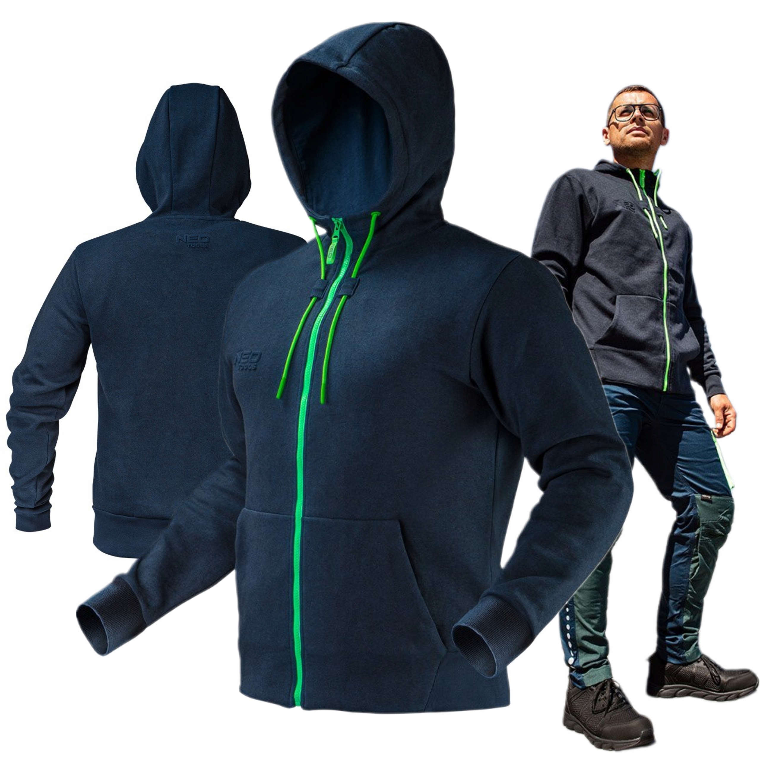 NEO BLUZA ROBOCZA HOODIE PREMIUM DWUWARSTWOWA WARM KAPTUR 81-511 R. L/52