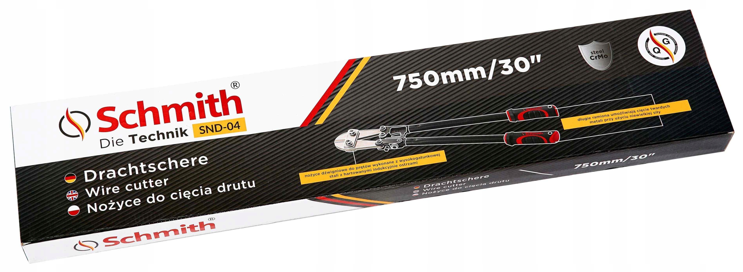 SCHMITH NOŻYCE DŹWIGNIOWE DO CIĘCIA DRUTU PRĘTÓW 1050MM/42" SND-06