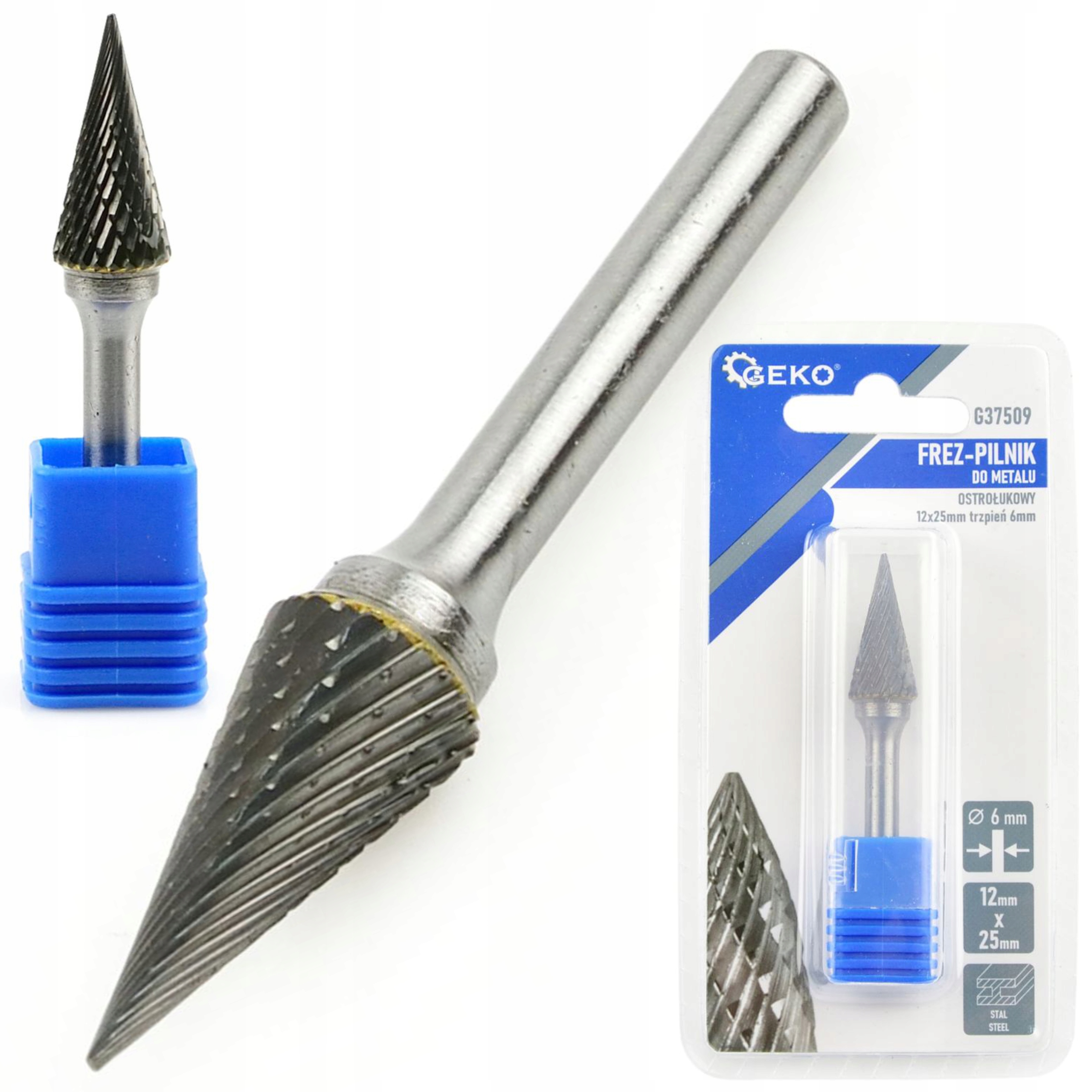 FREZ PILNIK DO METALU TRZPIENIOWY 6MM WIDIOWY HSS