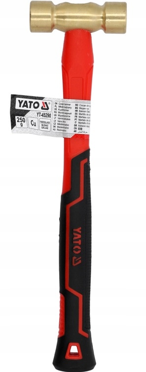 YATO MŁOTEK MOSIĘŻNY 250g TRZONEK Z WŁÓKNA SZKLANEGO YT-45290