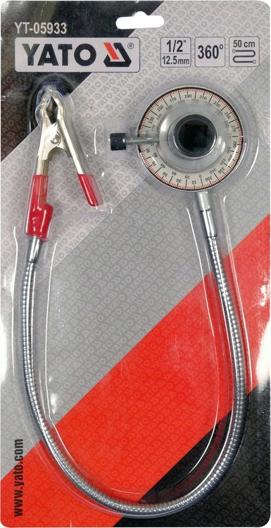 YATO KĄTOMIERZ Z UCHWYTEM DO KLUCZA DYNAMOMETRYCZNEGO 1/2'' YT-05933