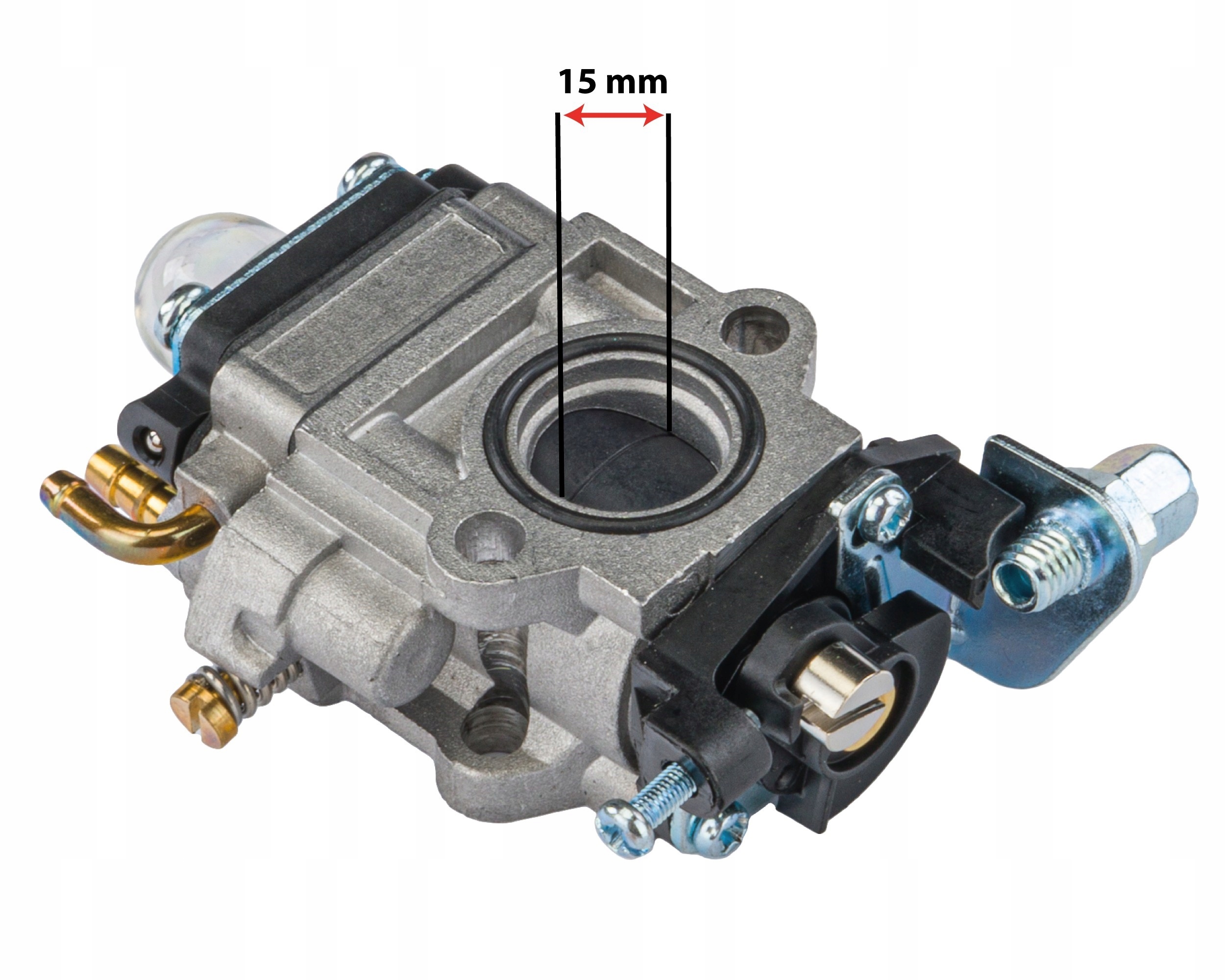 GAŹNIK DO KOSY SPALINOWEJ POWERMAT ŁĄCZNIK UNIWERSALNY 15mm PM-KS-600T-GA