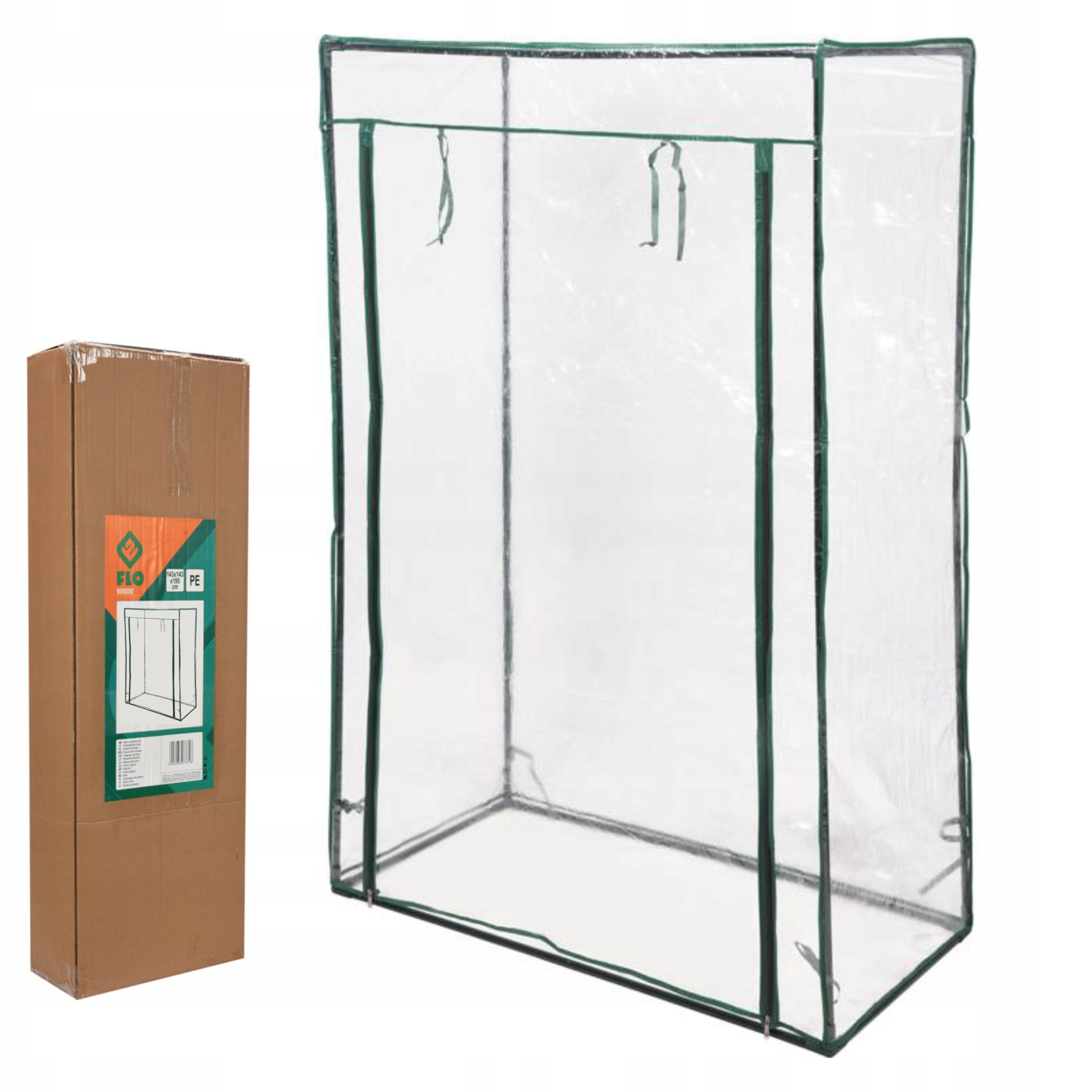 FLO KOMPAKTOWA SZKLARNIA OGRODOWA BALKONOWA TARASOWA 100x50x150 cm 90000