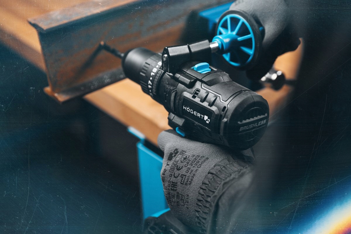 HOGERT WIERTARKO WKRĘTARKA UDAR 13mm 100Nm AKUM 18V BEZSZCZOTKOWA HT2E224
