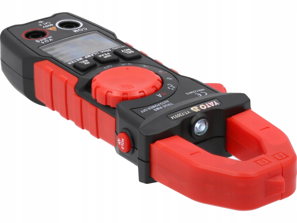 MULTIMETR UNIWERSALNY CĘGOWY TRUE RMS 10MA-600A MIERNIK PRĄDU YT-730934