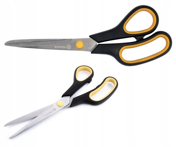VOREL NOŻYCZKI UNIWERSALNE KRAWIECKIE DŁUGOŚĆ 220MM STAL NIERDZEWNA 76312