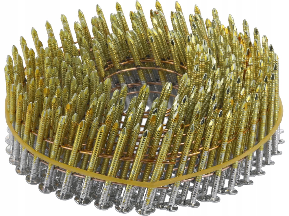 VOREL GWOŹDZIE BĘBNOWE 32x2,1mm 7200sz DO GWOŹDZIAREK KOLETOWANE OCYNKOWANE