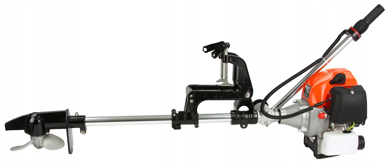 ZABURTOWY SILNIK SPALINOWY 2T+ SZTYCA MOCNY DO ŁÓDKI, PONTONU DEMON M83302