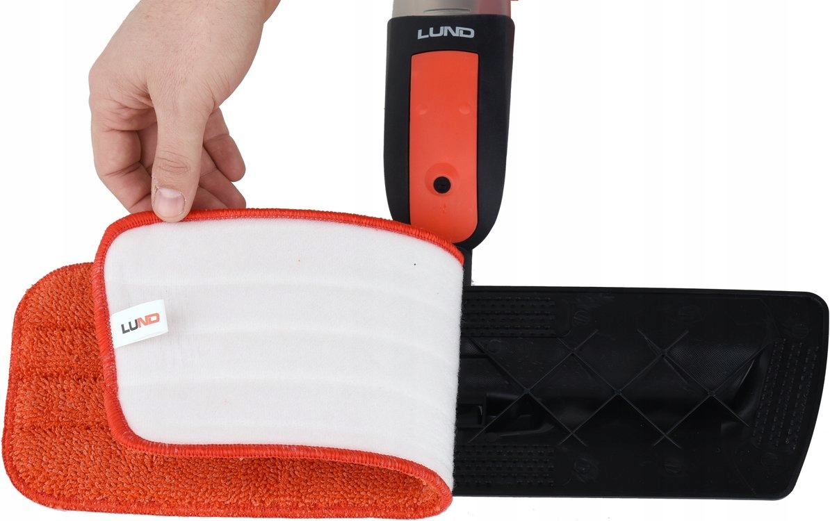 LUND MOP ZE SPRYSKIWACZEM SKŁADANY 2 X DODATKOWE NAKŁADKI MIKROFIBRA 67160