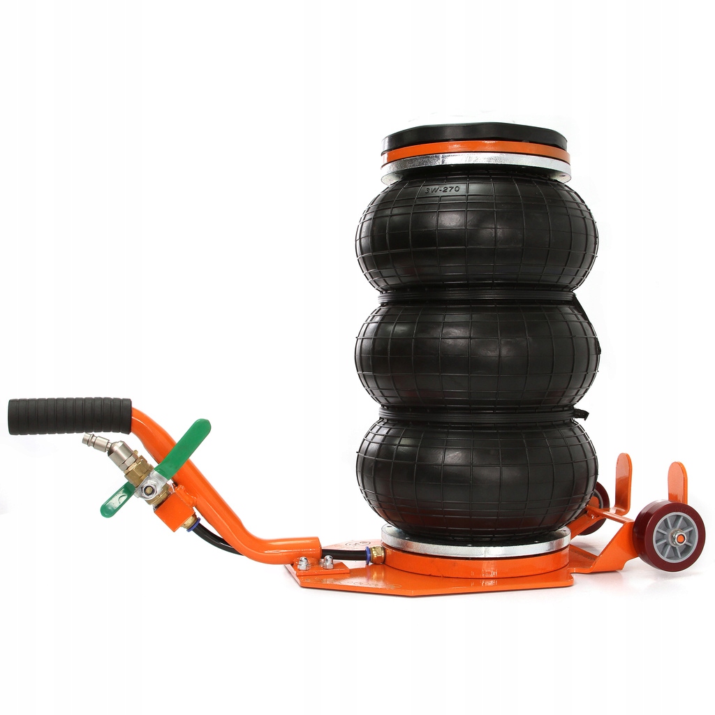 PODNOŚNIK PNEUMATYCZNY BAŁWANEK 3,5T KRÓTKA RĄCZKA PODUSZKOWY BJC + GUMA