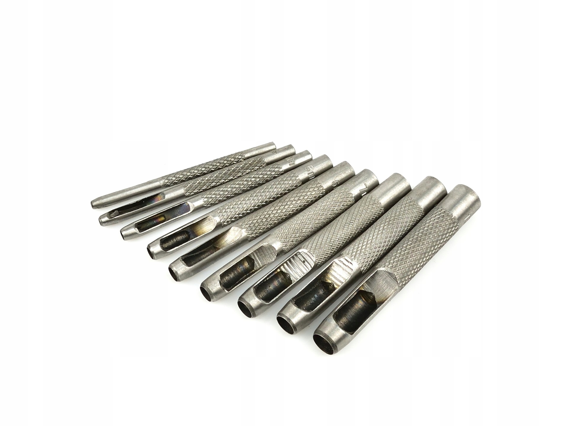 GEKO WYCINAKI WYBIJAKI PRZEBIJAKI DO OTWOROW DO SKÓRY 9SZT 2,5-10MM G01821