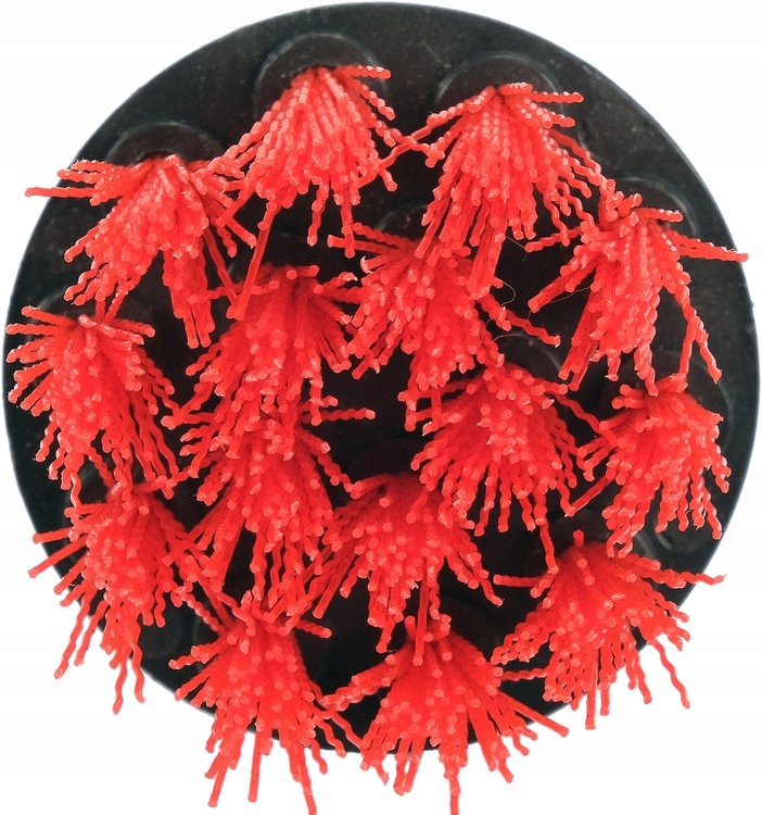 YATO ZESTAW SZCZOTEK SZCZOTKI NA WIERTARKĘ UCHWYT HEX 5 SZT NYLON YT-47777