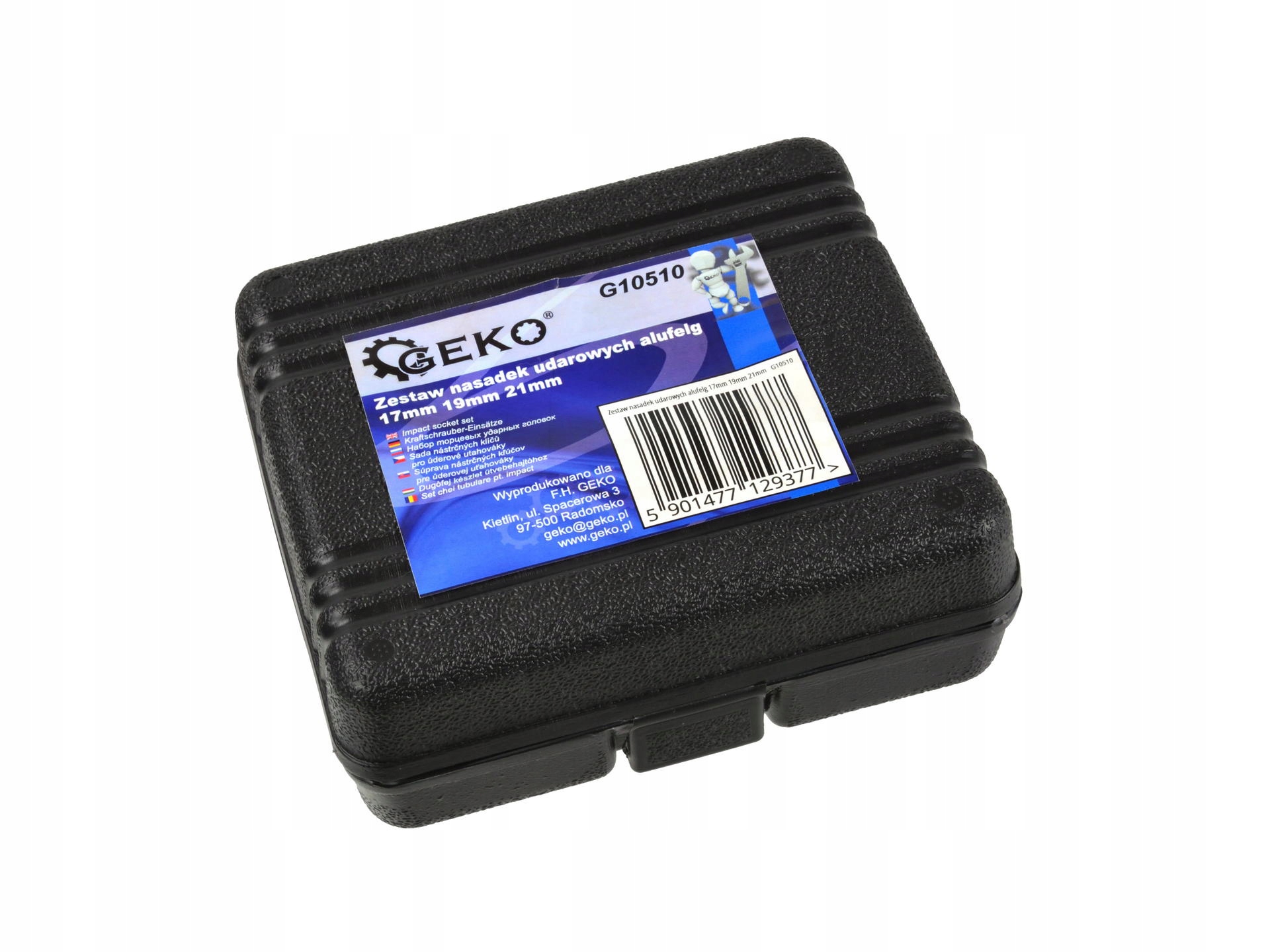 ZESTAW NASADEK UDAROWYCH ALUFELG 17MM 19MM 21MM