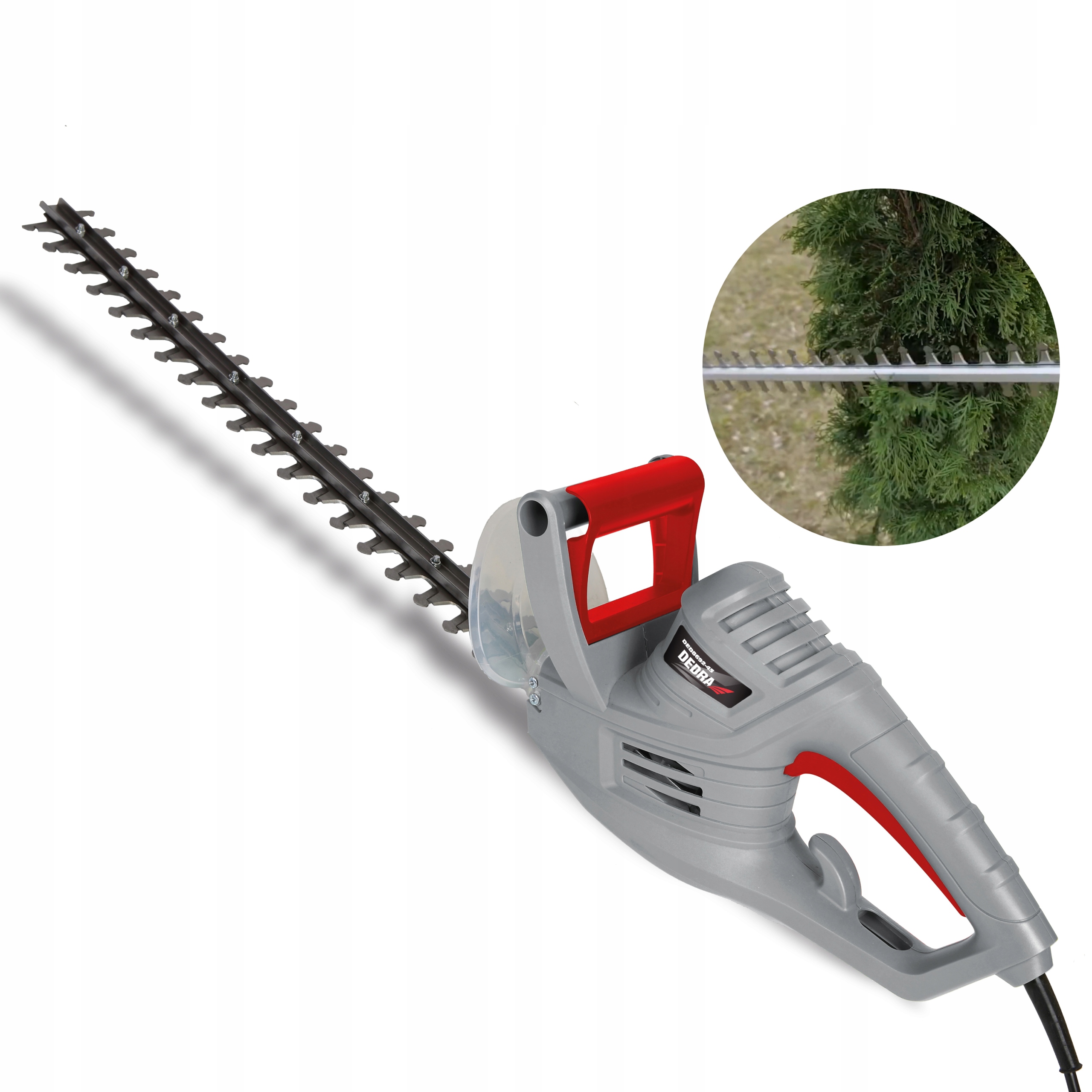 DEDRA ELEKTRYCZNE NOŻYCE ŻYWOPŁOTU KRZEWÓW 450mm