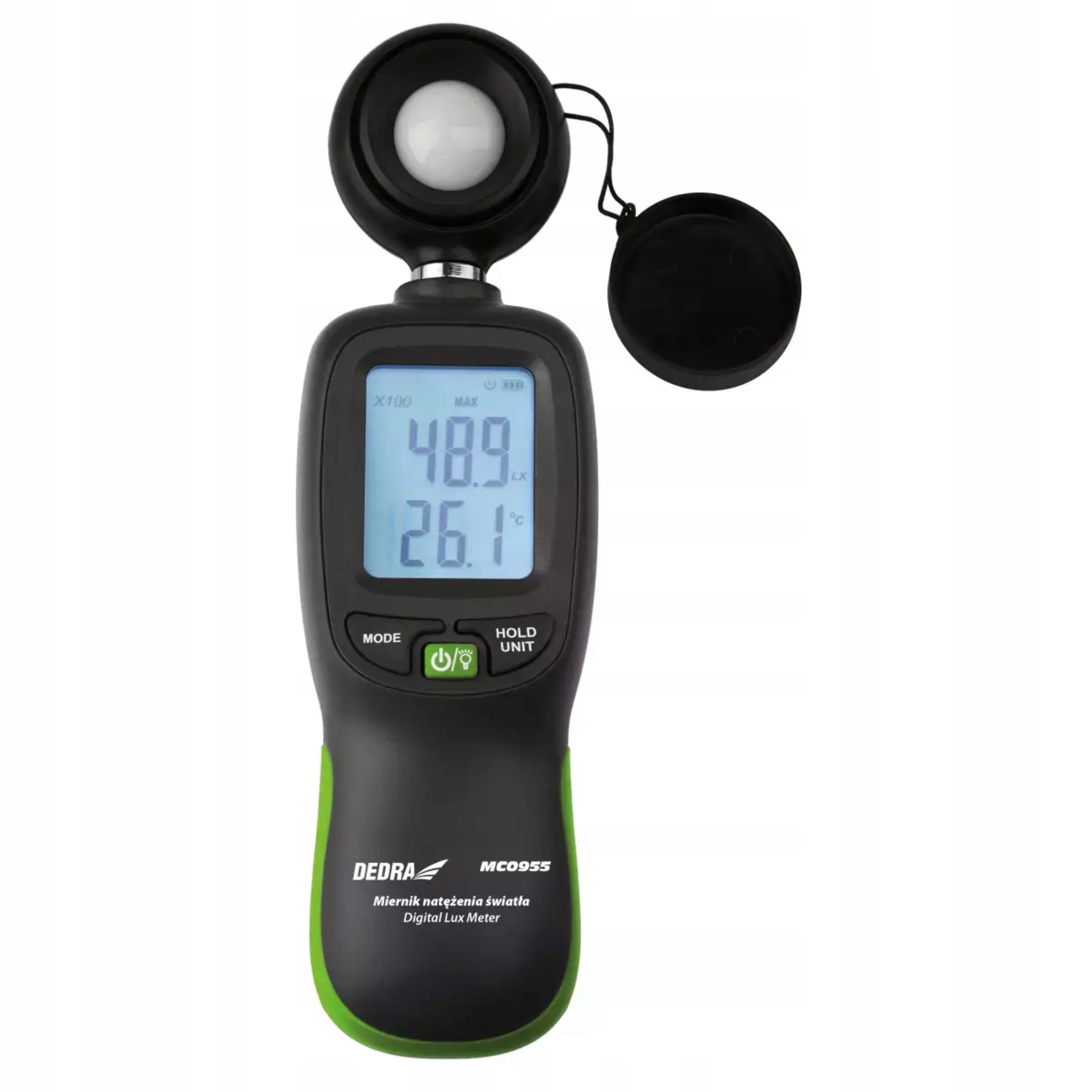 DEDRA MIERNIK MONITOROWANIE KONTROLA NATĘŻENIA ŚWIATŁA LUKSOMIERZ MC0955