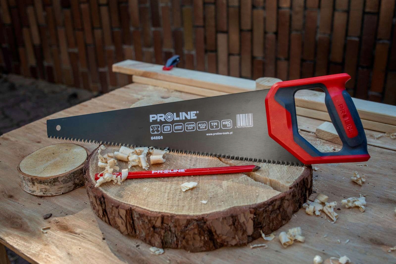 PROLINE PIŁA PŁATNICA 450MM AGRESYWNY ZĄB 10TPI HARTOWANY TEFLON 64864