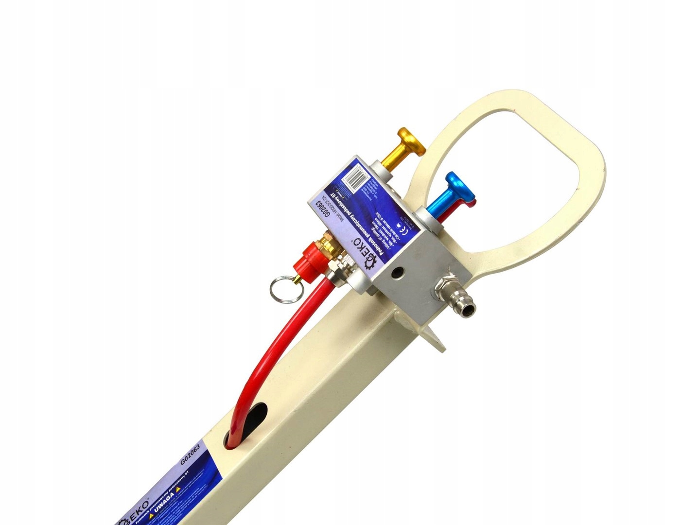 PODNOŚNIK SAMOCHODOWY PNEUMATYCZNY GEKO 6TON ZAKRES 150-400 MM BAŁWANEK