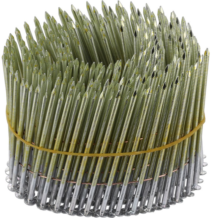 GWOŹDZIE BĘBNOWE 80x2,8mm 3000szt. DO GWOŹDZIAREK PIERŚCIENIOWE OCYNKOWANE