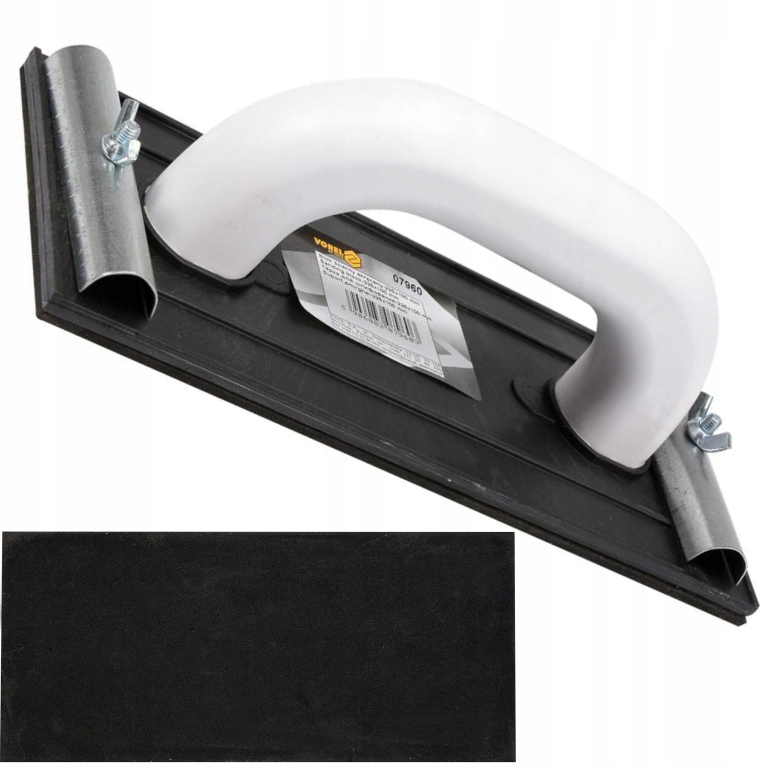 VOREL 07960 BLOK ŚCIERNY PACKA NA PAPIER ŚCIERNY SIATKĘ 220X100MM SKRĘCANY