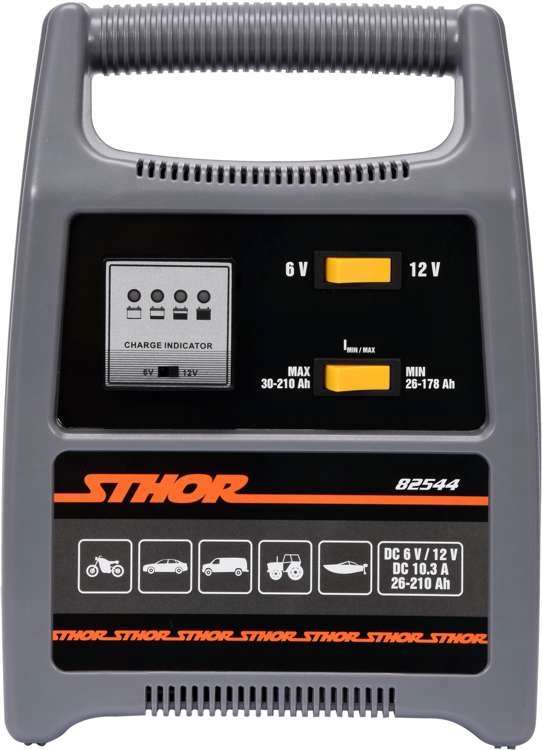PROSTOWNIK 6/12V 12A 210Ah LED 82544 STHOR