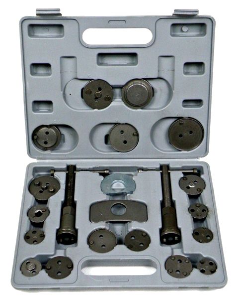 ZESTAW DO COFANIA TŁOCZKÓW HAMULCOWYCH 21 CZĘŚCI