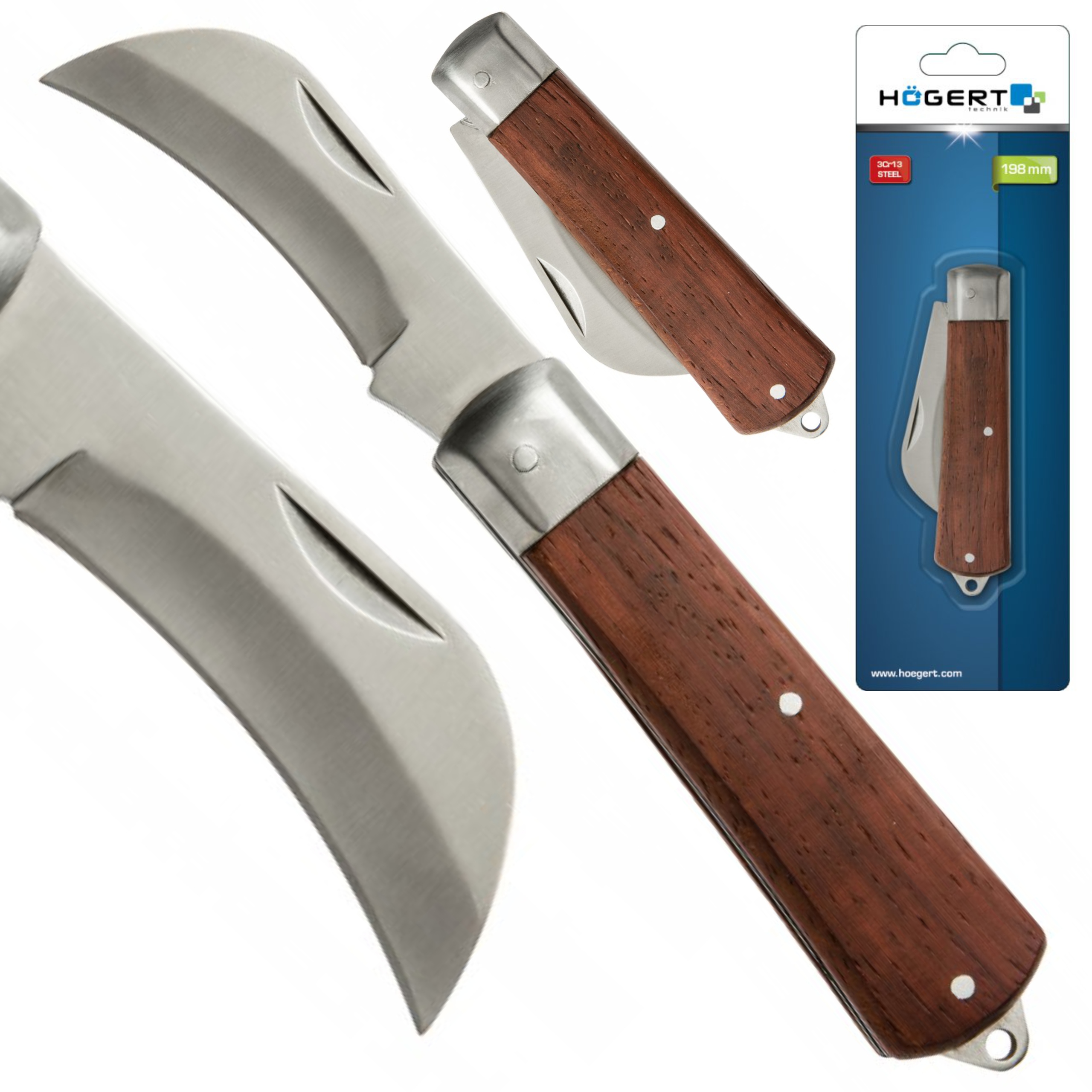 HOEGERT NÓŻ MONTERSKI SIERPAK 198MM HT4C651