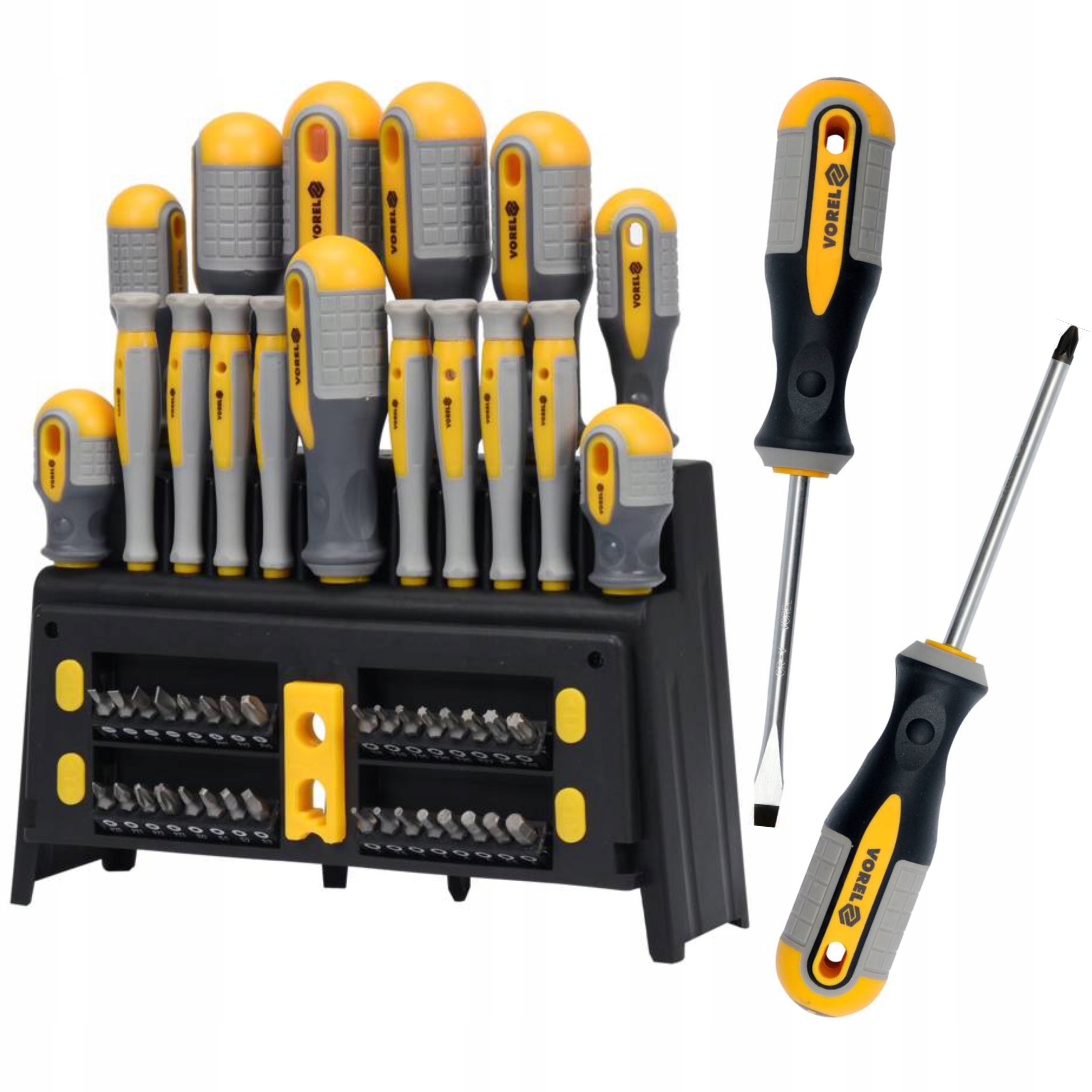 ZESTAW ŚRUBOKRĘTÓW WKRĘTAKÓW BITÓW MAGNETYZER 50EL