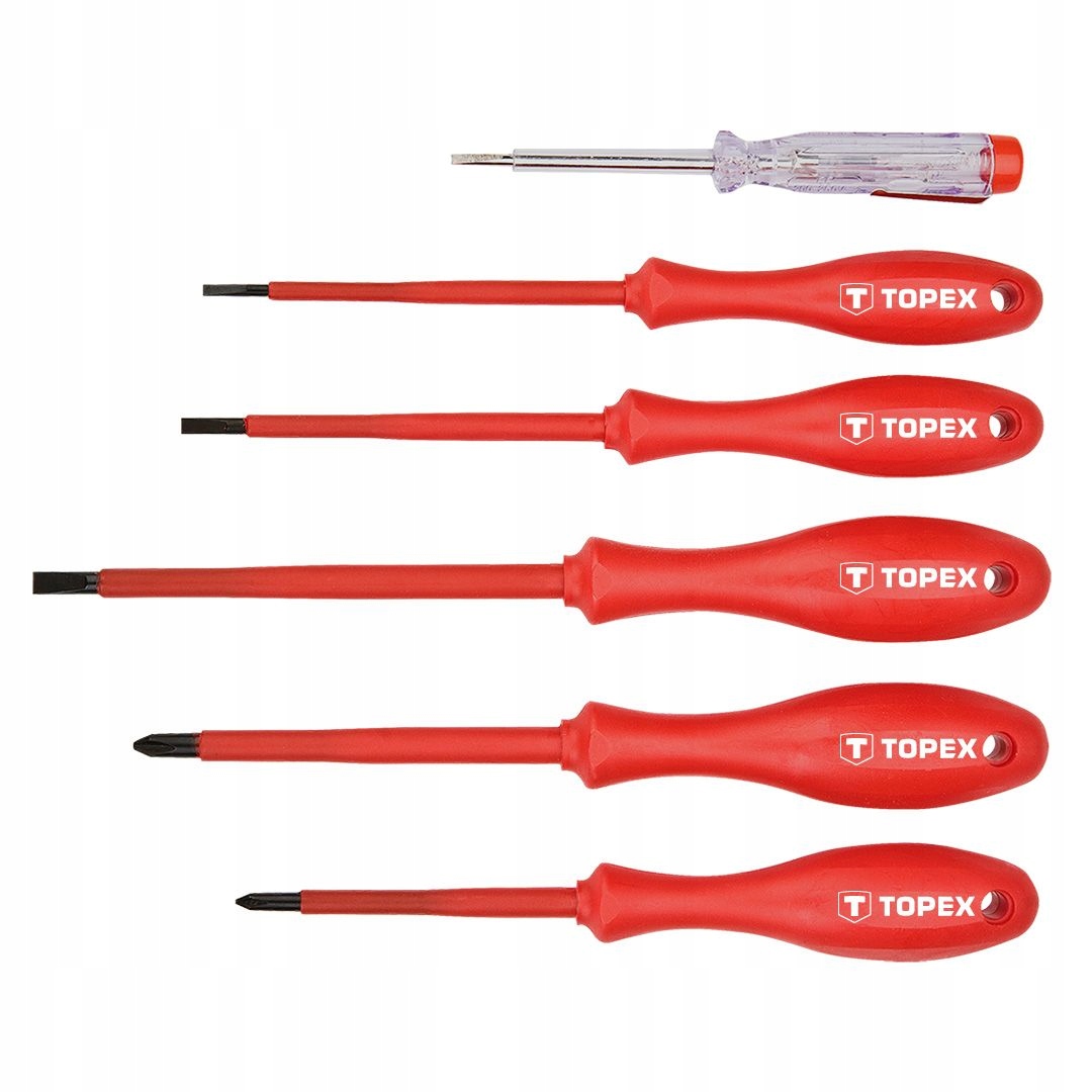 WKRĘTAKI 1000V ZESTAW 6 SZT ŚRUBOKRĘTY ELEKTRYKA