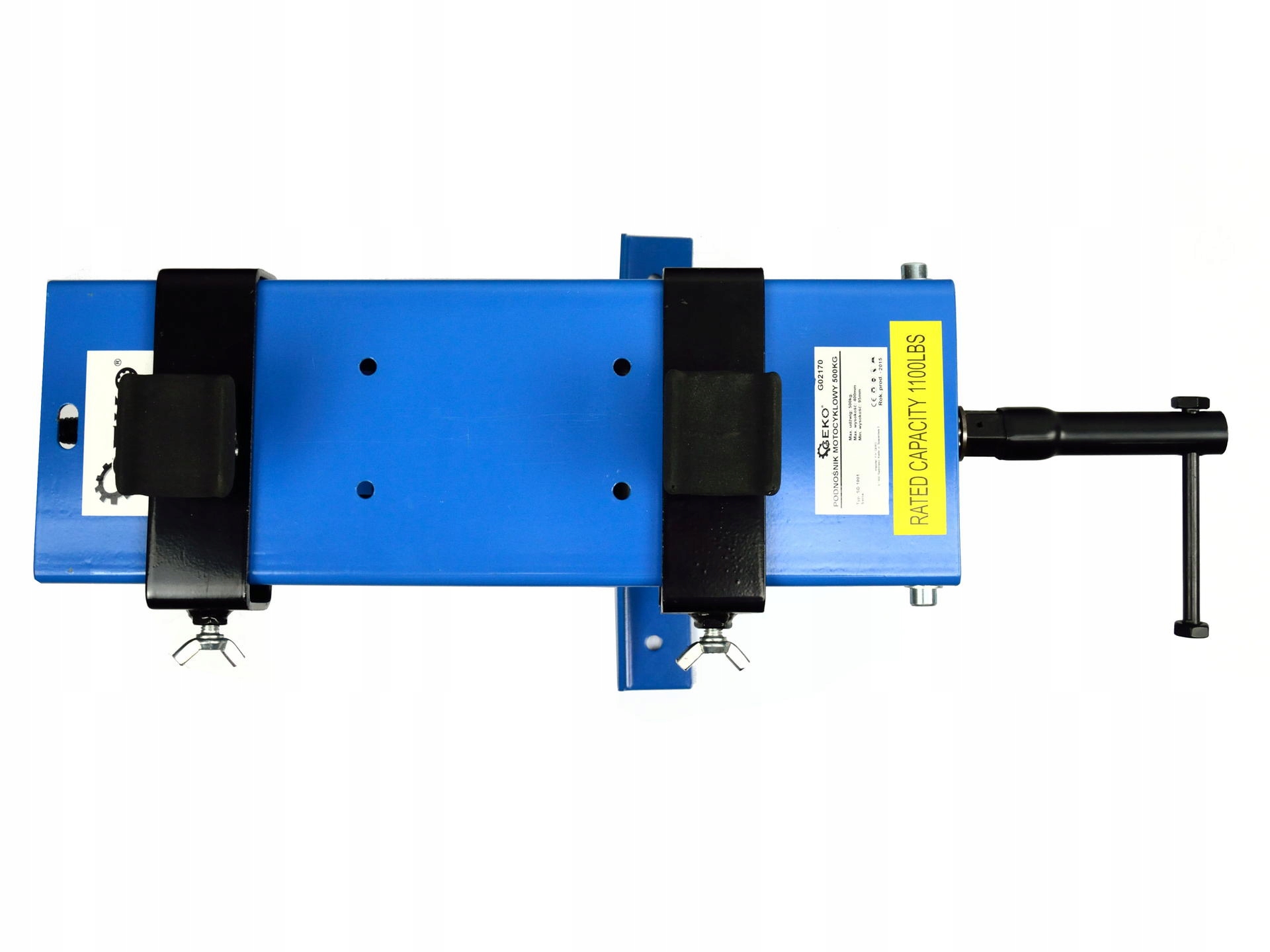 GEKO STABILNY PODNOŚNIK MOTOCYKLOWY MECHANICZNY STOJAK NOŻYCOWY 500KG 02170