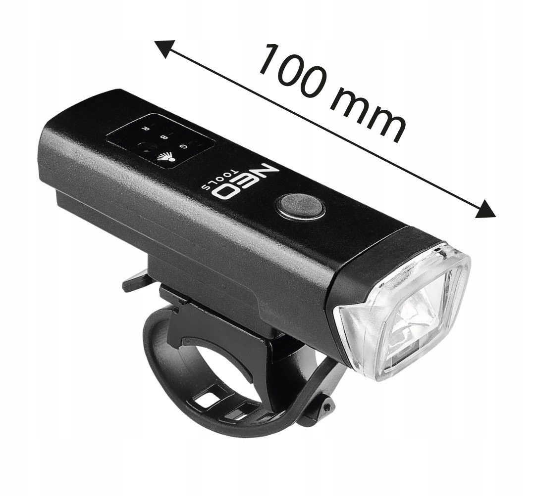 NEO ŚWIATŁO ROWEROWE PRZEDNIE 400LM USB 400LM 3H