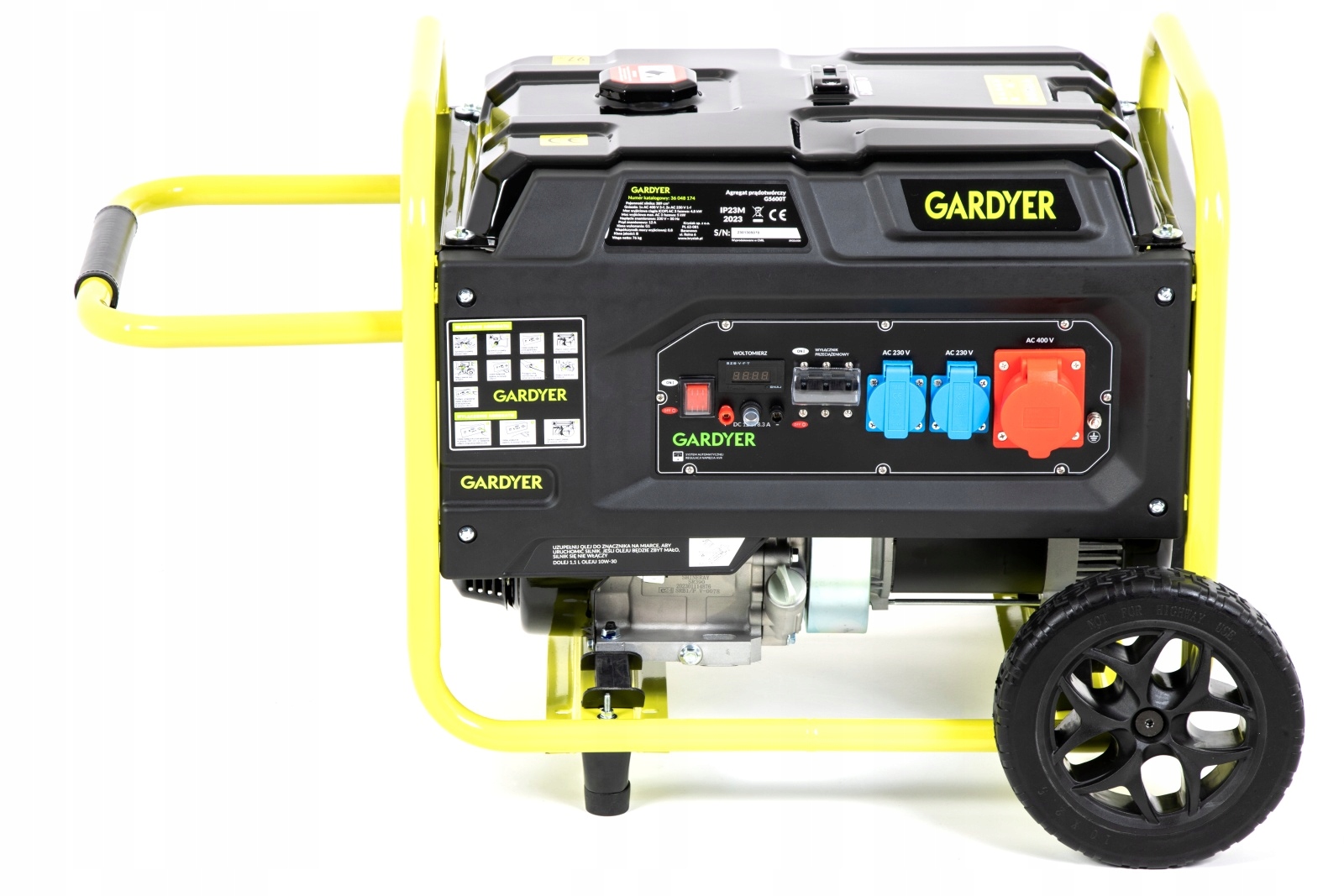 AGREGAT SHT5600 PRĄDOTWÓRCZY TRÓJFAZOWY 5000W GARDYER G5600T GENERATOR +OL