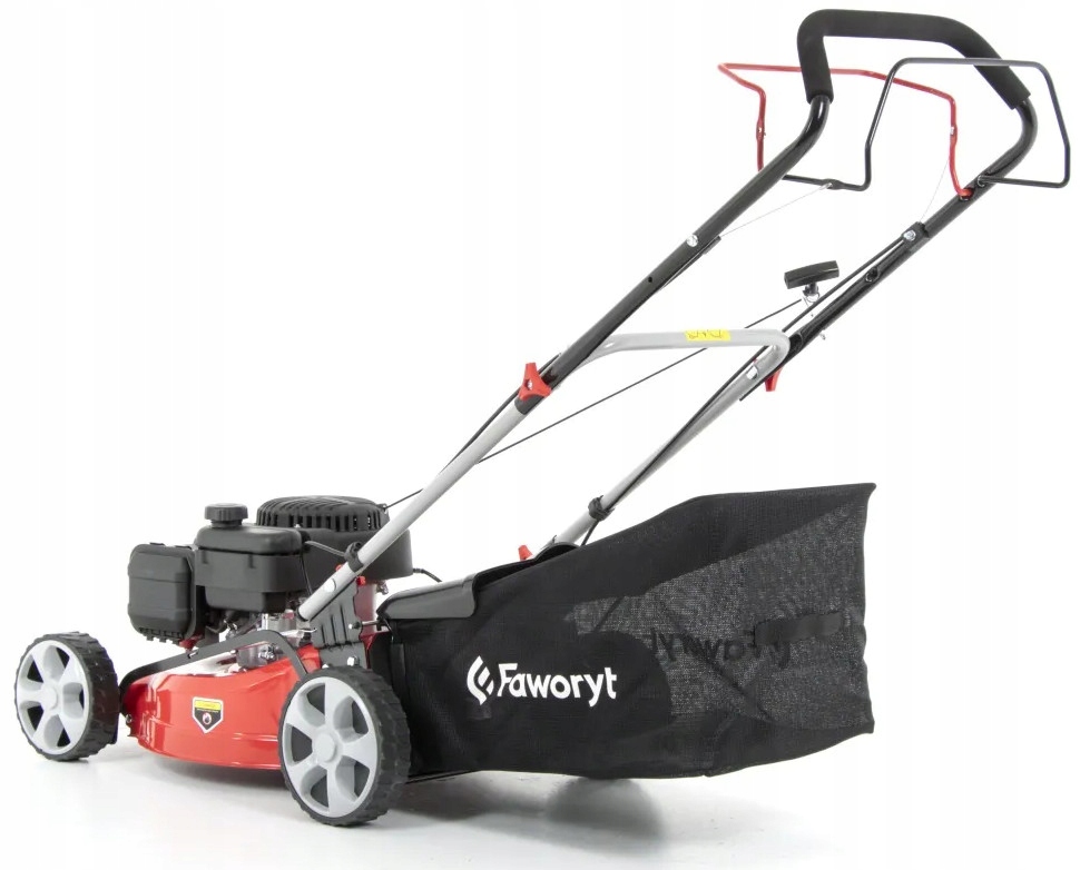 F STALOWA KOSIARKA SPALINOWA DO TRAWY Z NAPĘDEM LONCIN 4KM 46cm 60L+ OLEJ