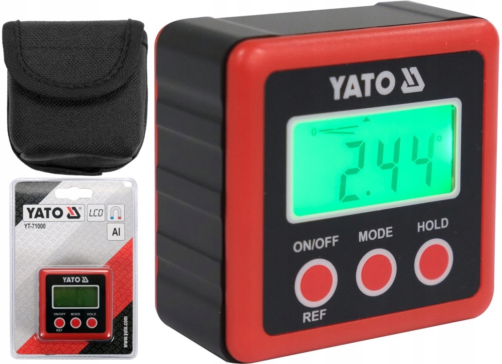 YATO MIERNIK KĄTOMIERZ CYFROWY ELEKTRONICZNY z MAGNESEM ALUMINIUM YT-71000