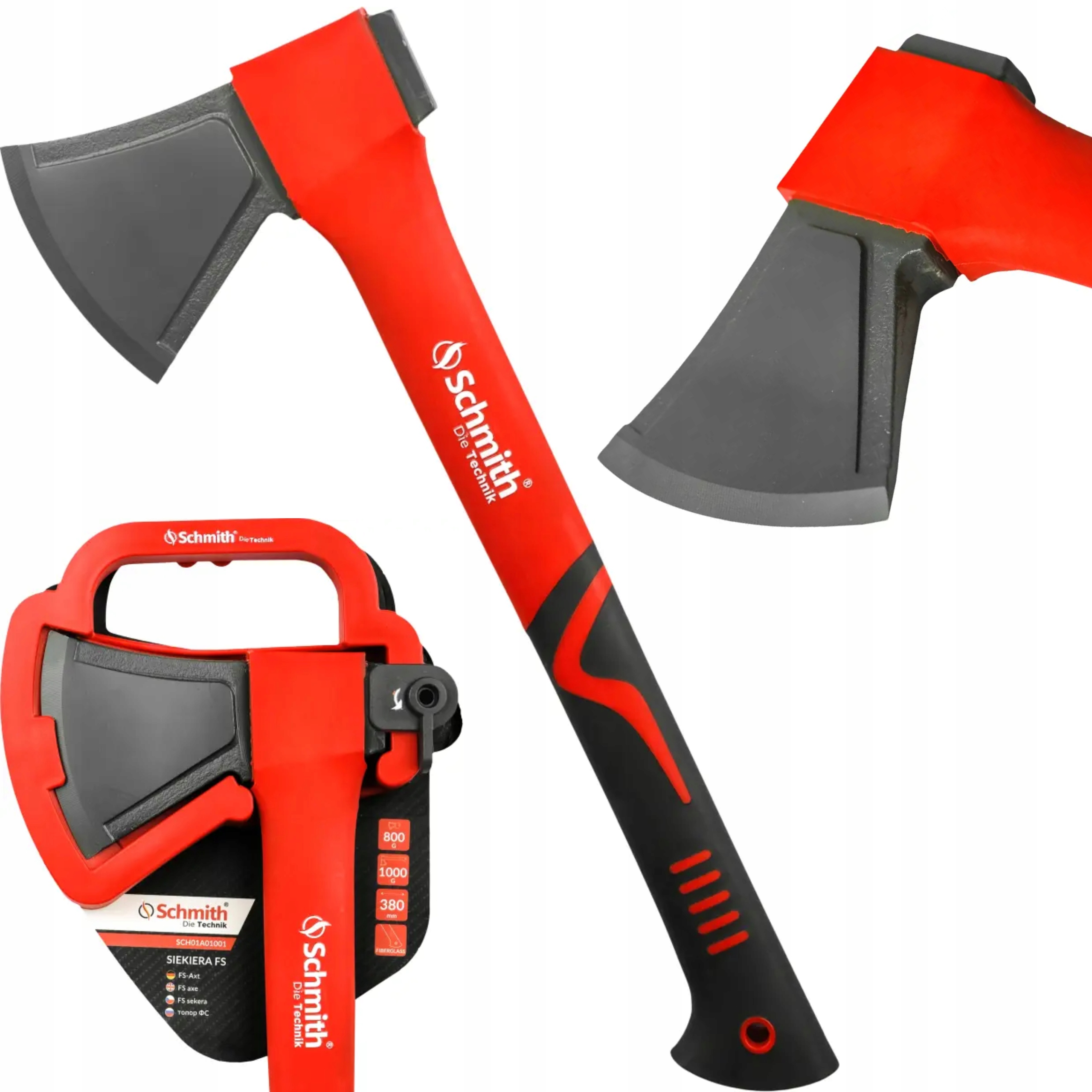 SCHMITH SIEKIERA Z NYLONOWYM TRZONKIEM FS 1000g 38cm SCH01A01001