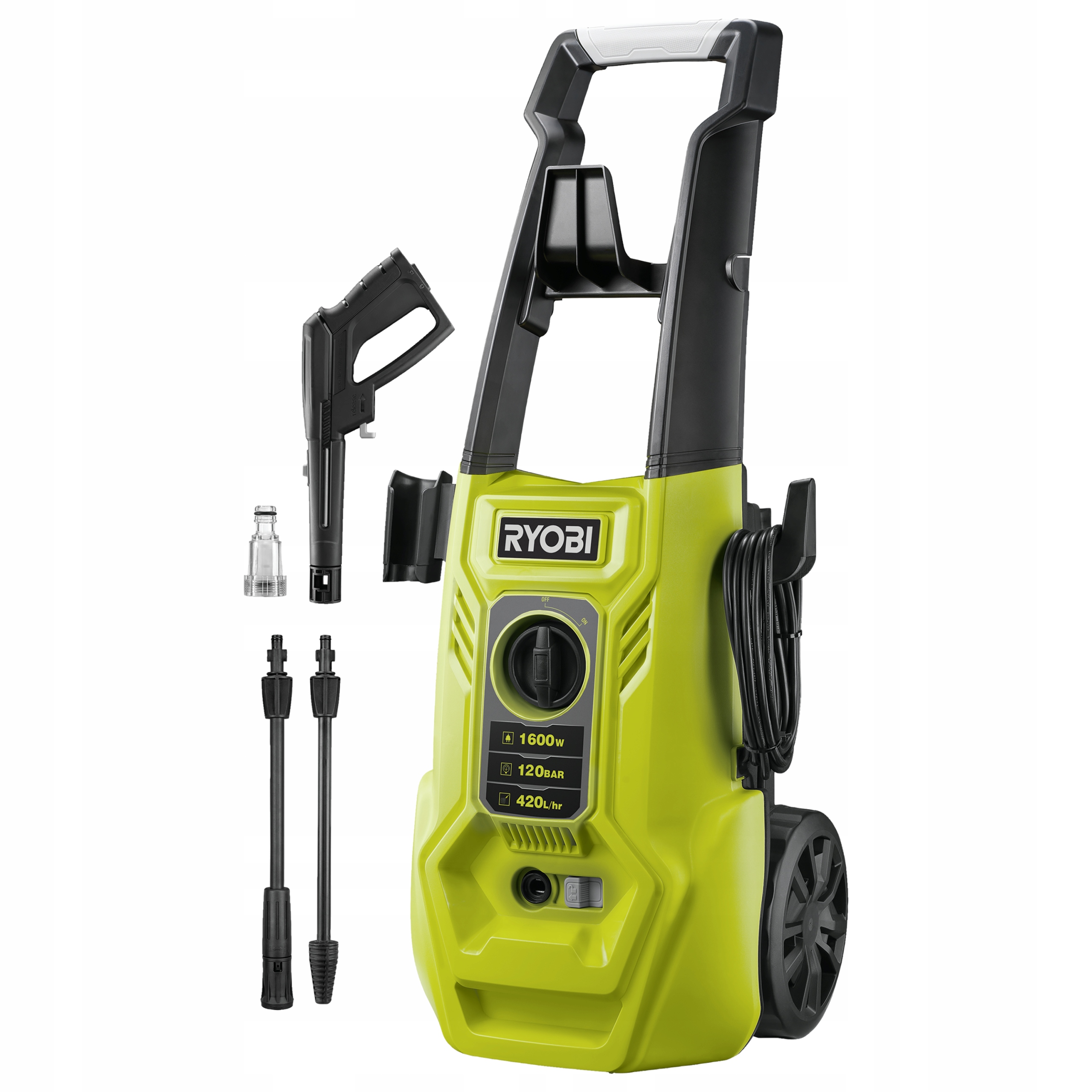 RYOBI ELEKTRYCZNA MYJKA CIŚNIENIOWA 1600W 120bar